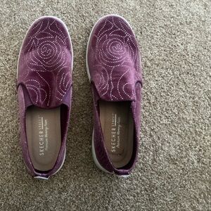 Skechers Women's Plum Embellished Sneakers/Slip-ons